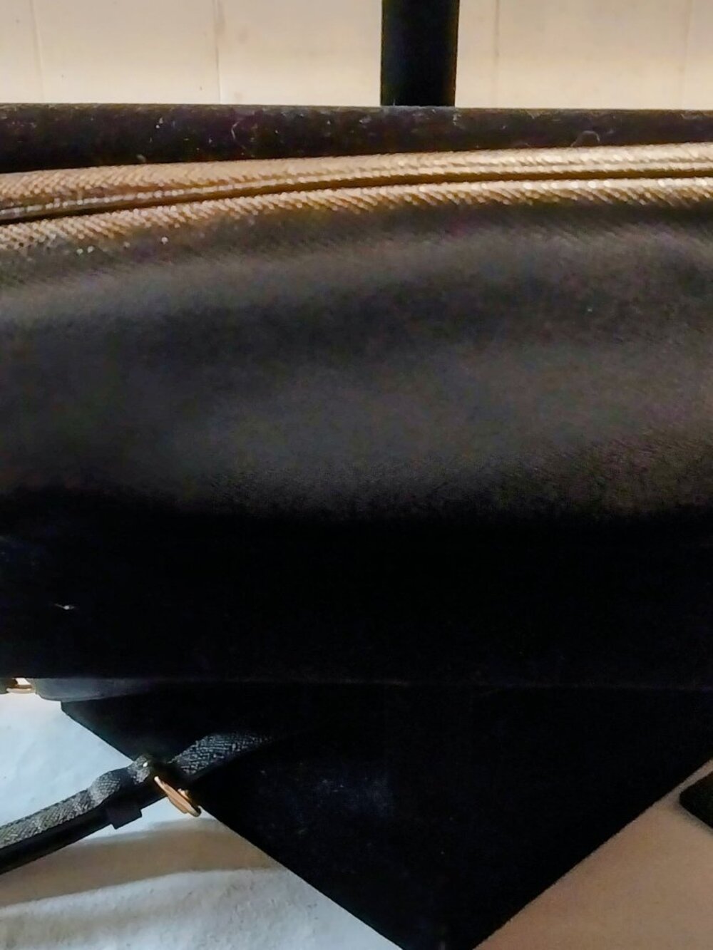 Coach Mini Rowan File Women's Crossbody, Black Saffiano Leather C1556 11X10X3 - Picture 8 of 10